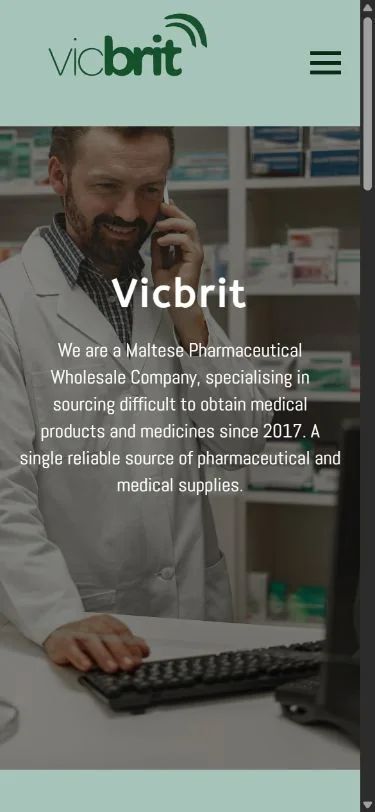 VicBrit mobile experience